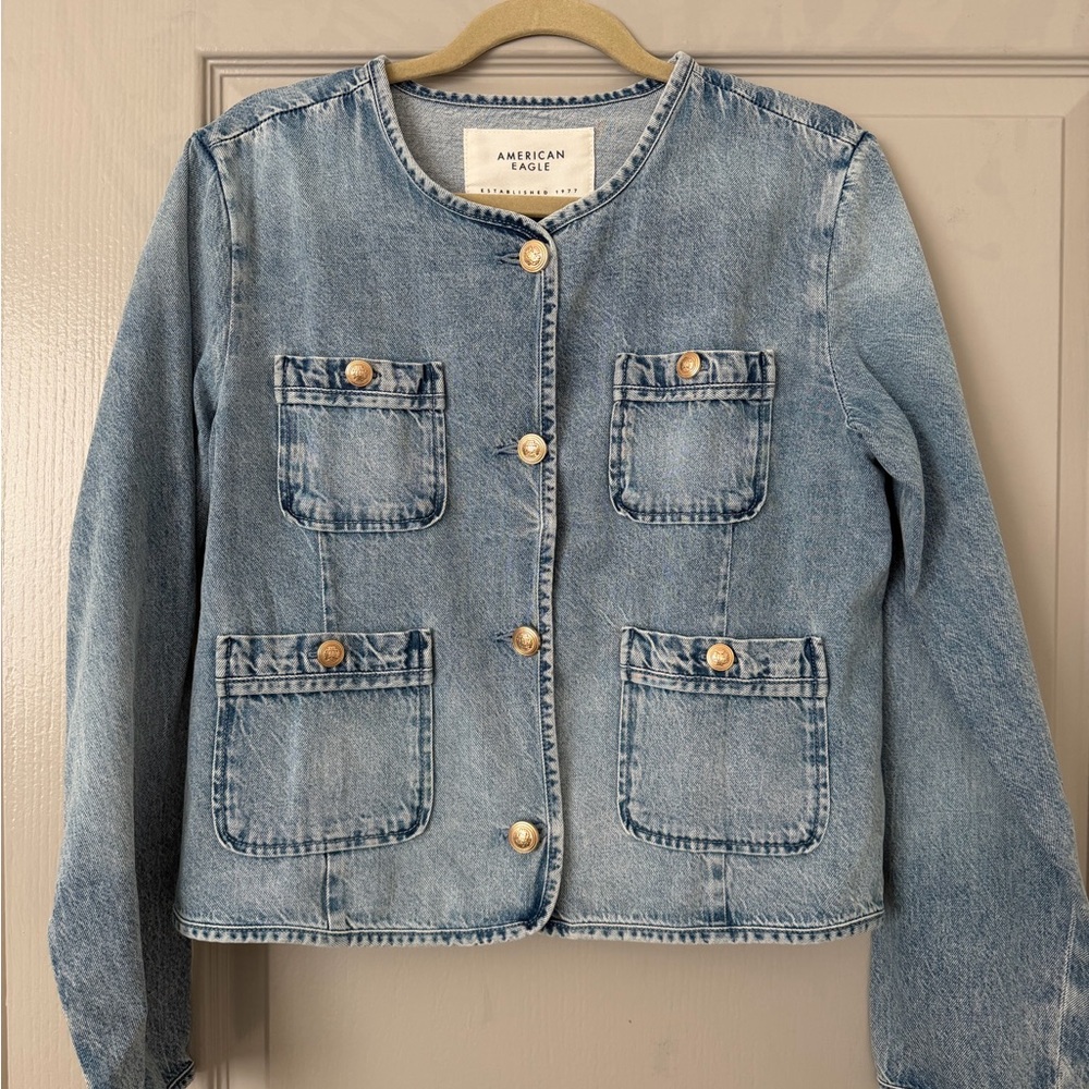 NWT AE Denim Lady Jacket